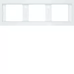 K.1 Ramka 3-krotna pozioma, biały, połysk
