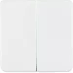 IP44 Klawisze do łącznika 2-klawiszowego biały