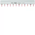 Szyna grzebieniowa kołkowa pozioma 4P 10mm2 24M