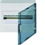 vega Rozdzielnica natynkowa 1-rzędowa 18 modułów IP40, drzwi transparentne