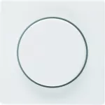 Q.x Płytka czoł. pokręt. reg. do ściemniacza obrotowego biały, aks