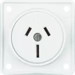 Integro Flow Gniazdo z uz. "Australia" biały