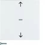 S.1/B.3/B.7 KNX RF quicklink przycisk żaluzjowy, biały, mat