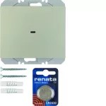 K.5 KNX RF quicklink Przycisk radiowy 1-kr płaski, stal, lak