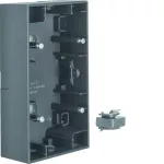 K.1 Puszka natynkowa 2-krotna pionowa, antracyt mat, lakierowany