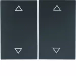 K.1 Klawisze nadr. symb. "strzałki" do łącznika 2-klawiszowego, ant mat, lak