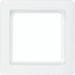 Q.1 Ramka 1-krotna, biały, aksamit