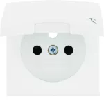 B.Kwadrat Płytka czołowa z przysł. st. do gn. z uz. z pokrywą biały