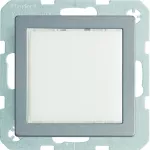 Q.x Sygnalizator świetlny LED podświetlenie białe, alu aksamit lakierowany