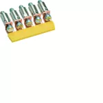 Mostek izolowany 2,5mm2, 5-krotny