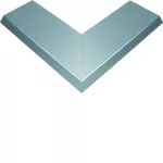 tehalit.AK Pokrywa kanału napodł Kąt zew 1-str skos dł. 800mm 250x40mm stal