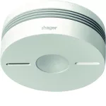 Czujnik dymu radiowy zasilany bateryjnie biały