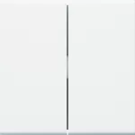 tehalit.WA Klawisze do łącznika 2-klawiszowego PC-ABS bezhalogenowy biały