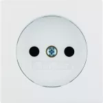 B.3/B.7 Płytka czołowa do gniazda bez uz. biały