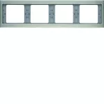 K.5 Ramka 4-krotna, pozioma, stal szl nierdz.