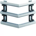 tehalit.BKIS Kąt zewnętrzny, ściana gipsowa 25mm, 230, pokrywa 2x80mm stal biały