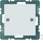 S.1/B.3/B.7 Zaślepka z płytką czołową, bez pazurków rozporowych, biały