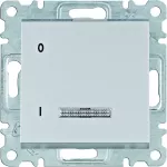 lumina Łącznik kontrolny 1-biegunowy, srebrny 16A/250VAC