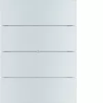 B.IQ Przycisk 4-krotny standard, aluminium