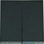 lumina Klawisze do łączników 2-klawiszowych, czarny