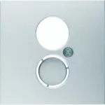 B.Kwadrat/B.7 Płytka czołowa do gniazda gł. i przył. mini. alu