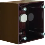 Integro Flow Puszka natynkowa 1-krotna wysoka, brąz