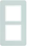 Q.7 Ramka 2-krotna, alu aksamit, lakierowany