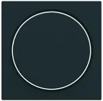 lumina Płytka czołowa do ściemniacza przyciskowego czarny