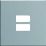 lumina Płytka czołowa do gniazda ładowania USB srebrny