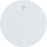 R.x Klawisz z przezroczystą soczewką nadr. "0" biały