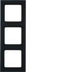 Q.3 Ramka 3-krotna, antracyt, aksamit