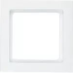 Q.3 Ramka 1-krotna biały, aksamit