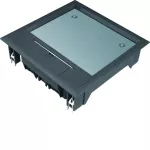 tehalit.VE-EE Pokrywa uchylna VQ06 200x200 wykładzina 12mm czarny PA
