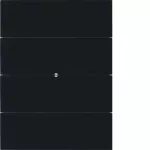 B.IQ Przycisk 4-krotny komfort, szkło czarne