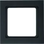 Q.3 Ramka 1-krotna, antracyt, aksamit