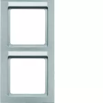 Q.3 Ramka 2-krotna pionowa z polem opisowym, alu, aksamit