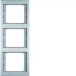 K.5 Ramka 3-krotna, pionowa, stal szl nierdz.