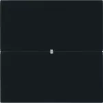 B.IQ Przycisk 2-krotny komfort, szkło czarne