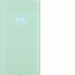 R.3 Sensor dotykowy 3-krotny z reg. temp., szkło, biały