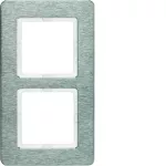 Q.7 Ramka 2-krotna pionowa, stal szlachetna