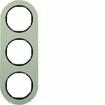 R.classic Ramka 3-krotna, aluminium/czarny