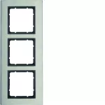 B.7 Ramka 3-krotna pionowa, stal szlachetna/antracyt mat