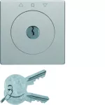 Q.x Płytka czołowa z kluczem do łącznika żaluzjowego na klucz alu, aksamit