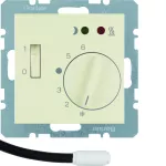 B.Kwadrat Reg. temp. podł. st. zw., el. centr., LED, krem