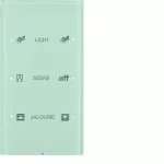 R.3 Sensor dotykowy 3-krotny konfigurowalny, szkło, biały