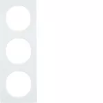 R.3 Ramka 3-krotna, biały, połysk