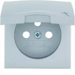 B.Kwadrat/B.7 Płytka czołowa do gn. z uz. z pokrywą alu mat, lak