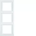 K.1 Ramka 3-krotna pionowa, biały, połysk