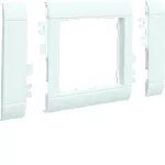 tehalit.WA Maskownica 80mm 1-krotna 55x55mm PC-ABS bezhalogenowy biały