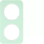 R.1 Ramka 2-krotna, szkło, biały